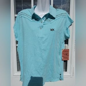 Women's Button Down Cooler Blouse Sz XL New